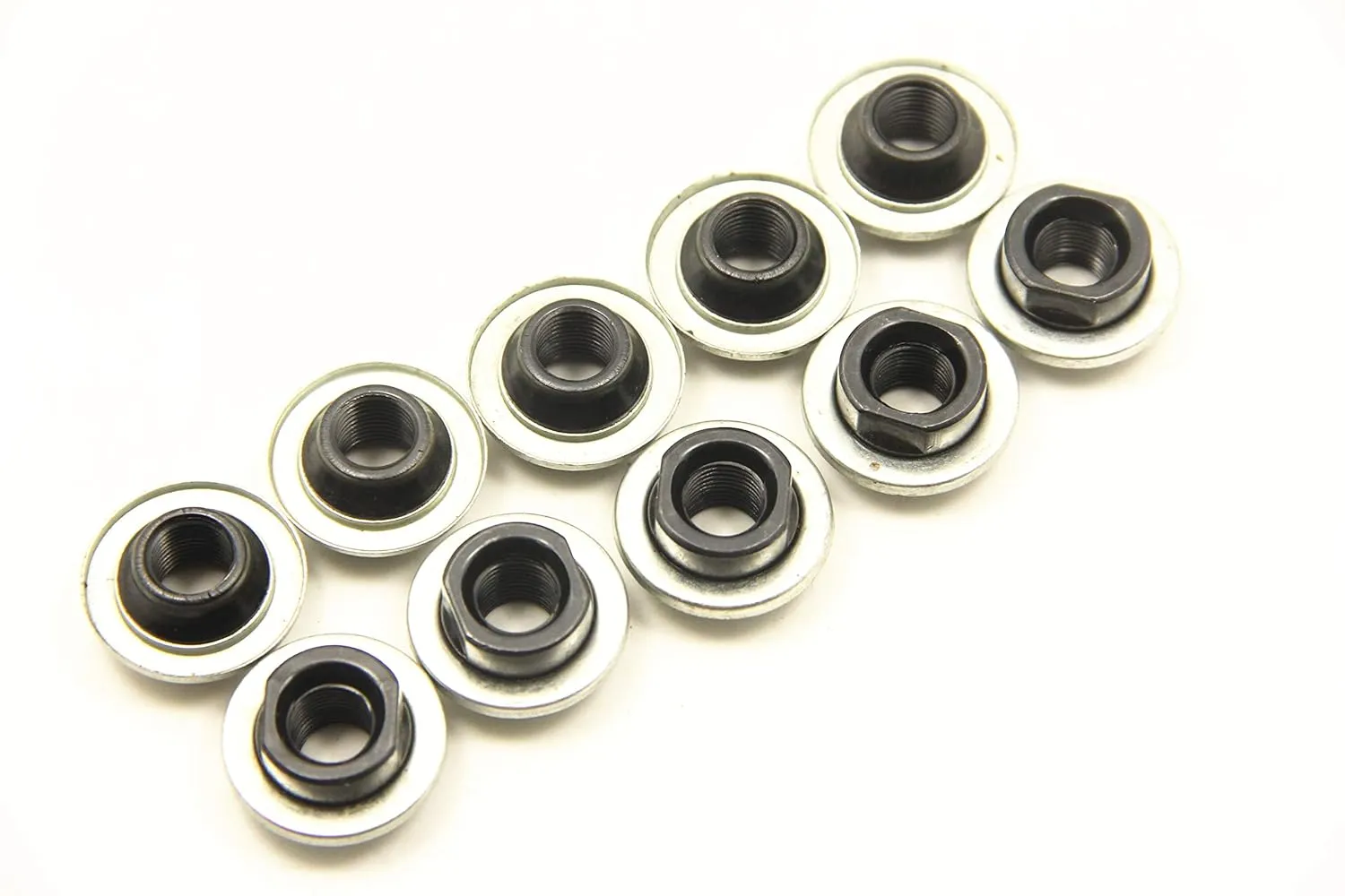 Bike Bicycle Rear Axle Hub Nuts and Cone Nuts Dust Protector - 3/8 x 26tpi 10PC