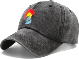 Embroidery Baseball Cap Trucker Hat for Daily Casual Sun Peak Hat