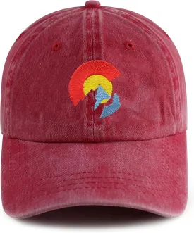 Embroidery Baseball Cap Trucker Hat for Daily Casual Sun Peak Hat