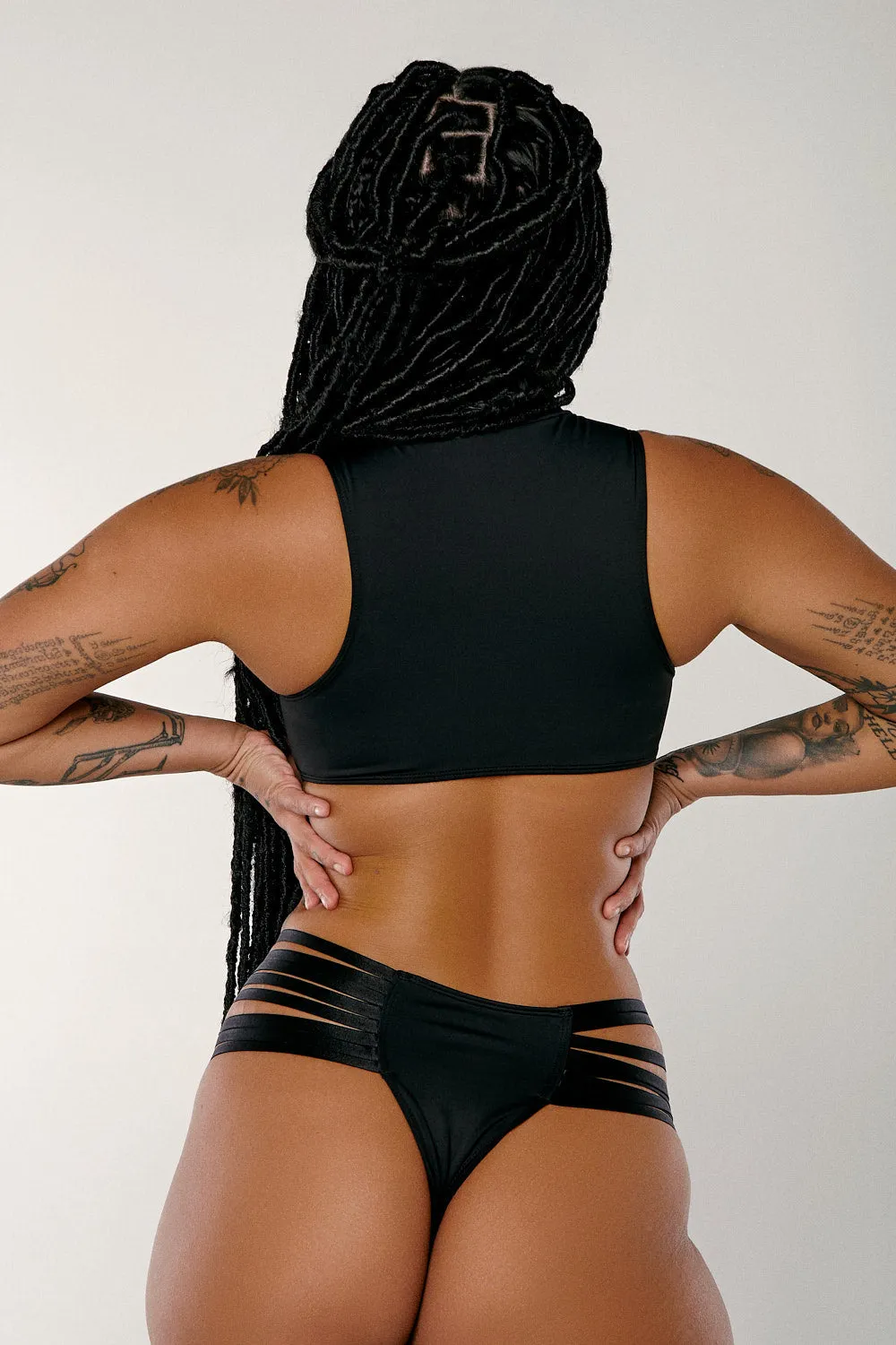 Feelin High Bottoms - Black