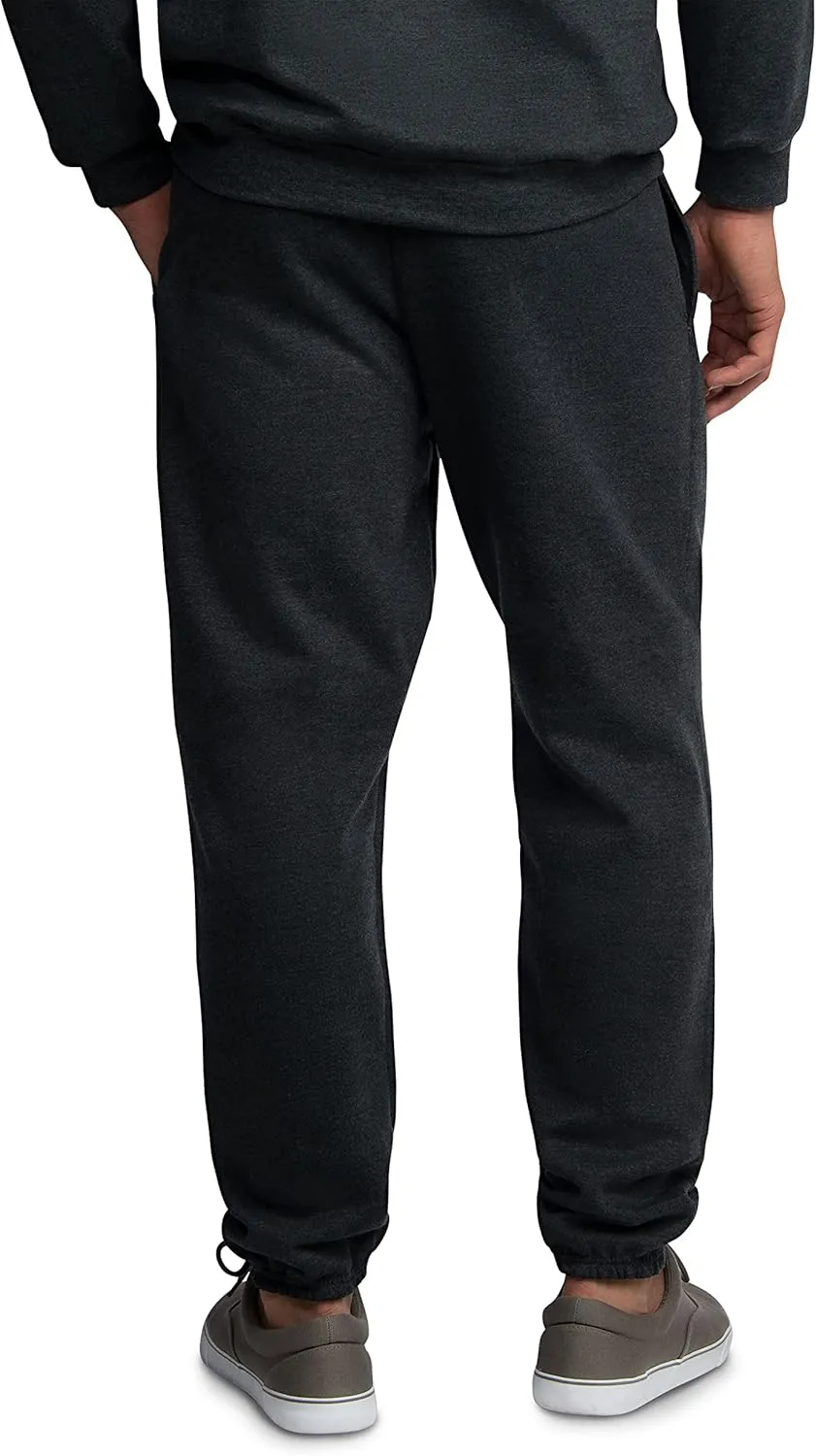 Fruit of the Loom Eversoft Fleece Elastic Bottom Sweatpants with Pockets, Relaxed Fit, Moisture Wicking, Breathable