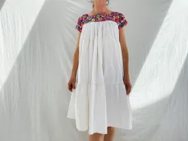 Hand-Embroidered Nahua Dress. Puebla, Mexico