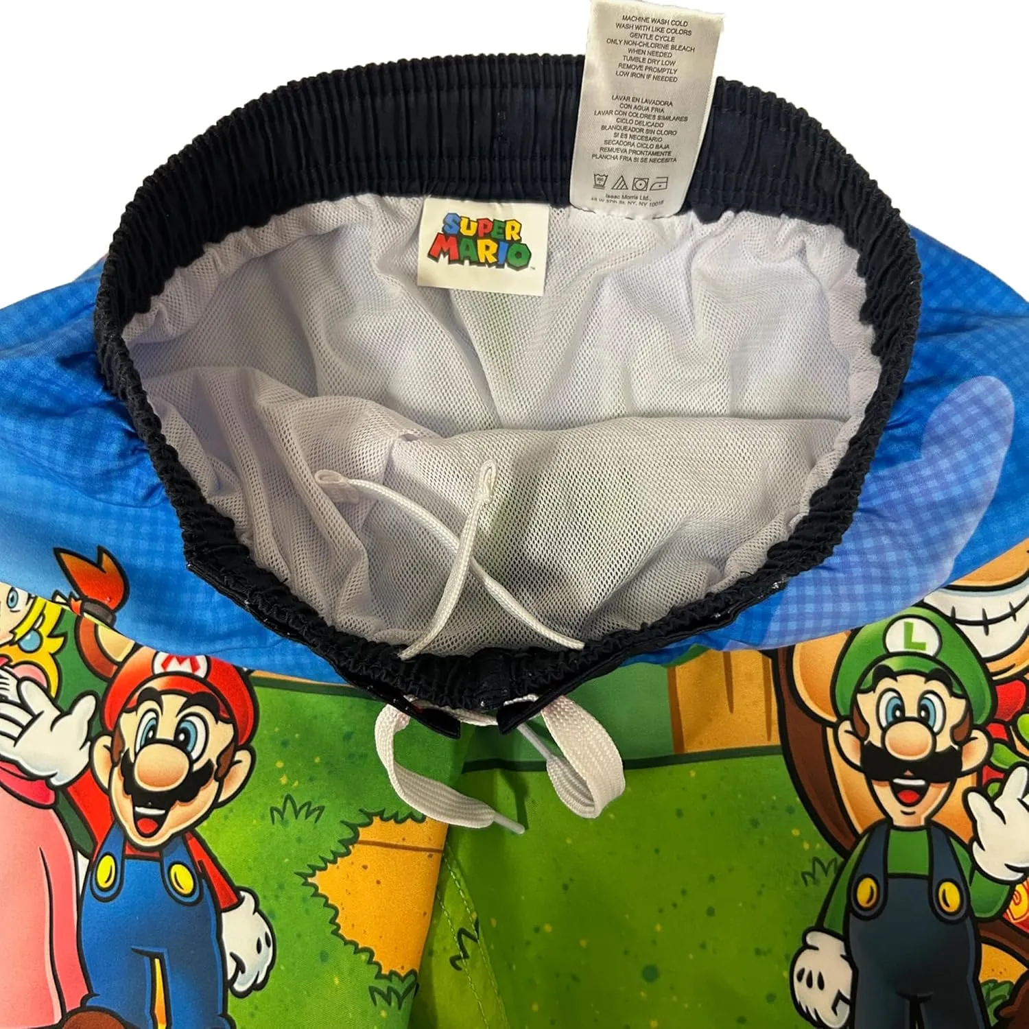 Isaac Morris Limited Super Mario Boys Swim Trunks & Rashguard Set