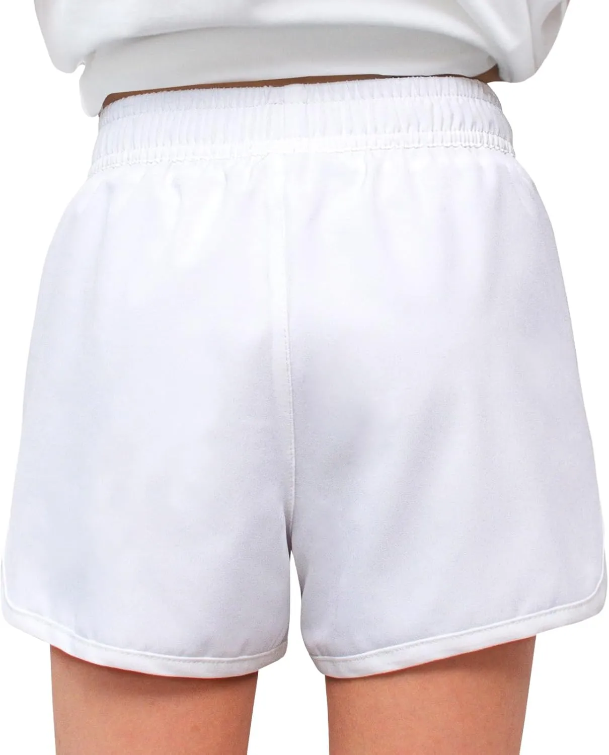 MEILONGER Girls Swim Shorts 2 in 1 Bathing Suits Kids Quick Dry Boardshort Bottoms Swimming Swimwear with Compression Liner