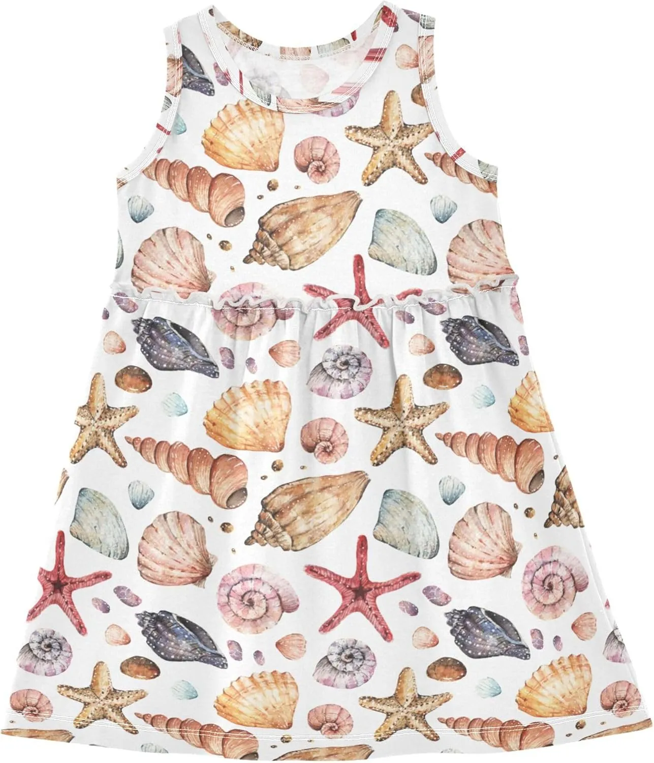 Summer Girl Dress Casual Dress Sleeveless Toddler Outfits Clothes