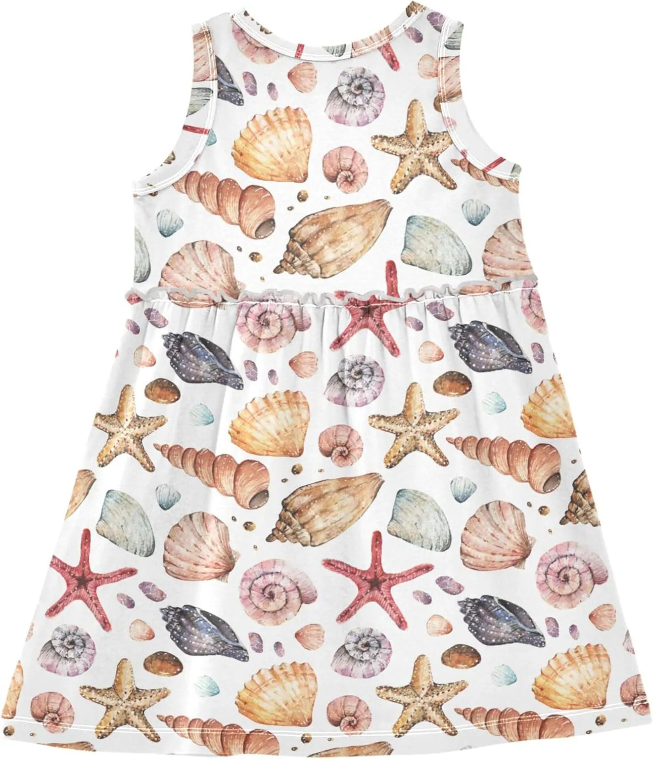 Summer Girl Dress Casual Dress Sleeveless Toddler Outfits Clothes