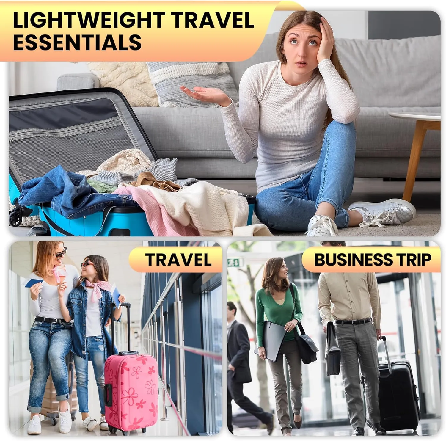 Ultralight Compression Packing Cubes Travel for Suitcases Compressible Mesh Packing Cubes for Travel Women Packing Organizers 4 Set