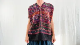 Vintage Guatemalan Huipil. Hand-Woven and Embroidered