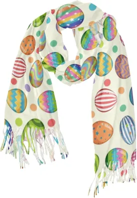 Women's Scarf Shawl Cashmere Feel Scarves Fashion Soft Winter Warm Large Scarf with Tassel